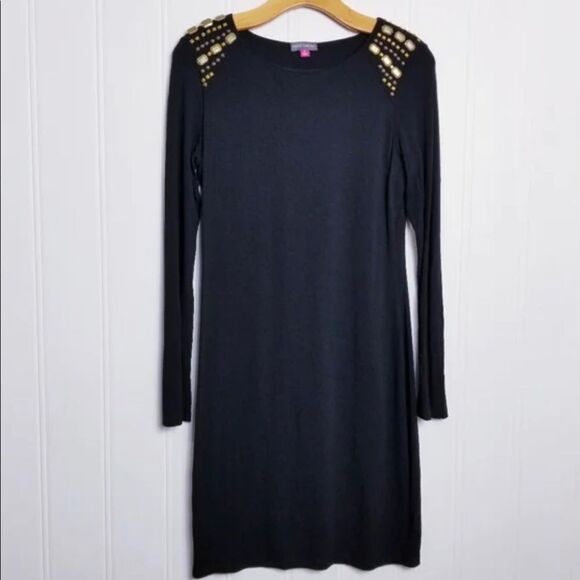 Vince Camuto Embellished Shoulder Dress - Picture 2 of 6